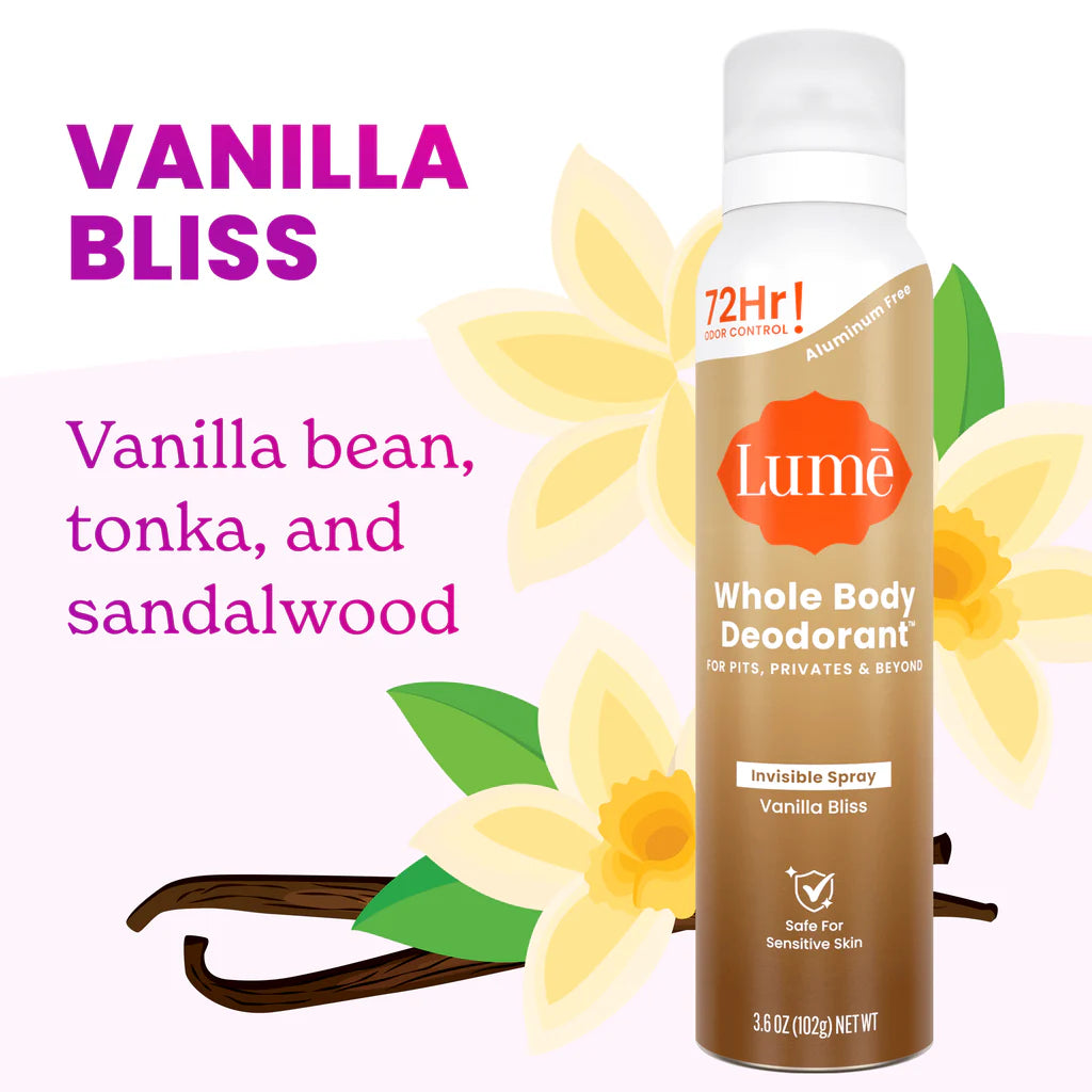 Lume Spray Deodorant Vanilla Bliss