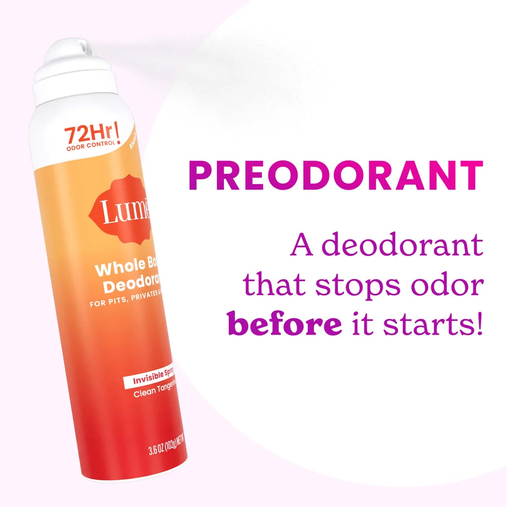 Lume Spray Deodorant Clean Tangerine