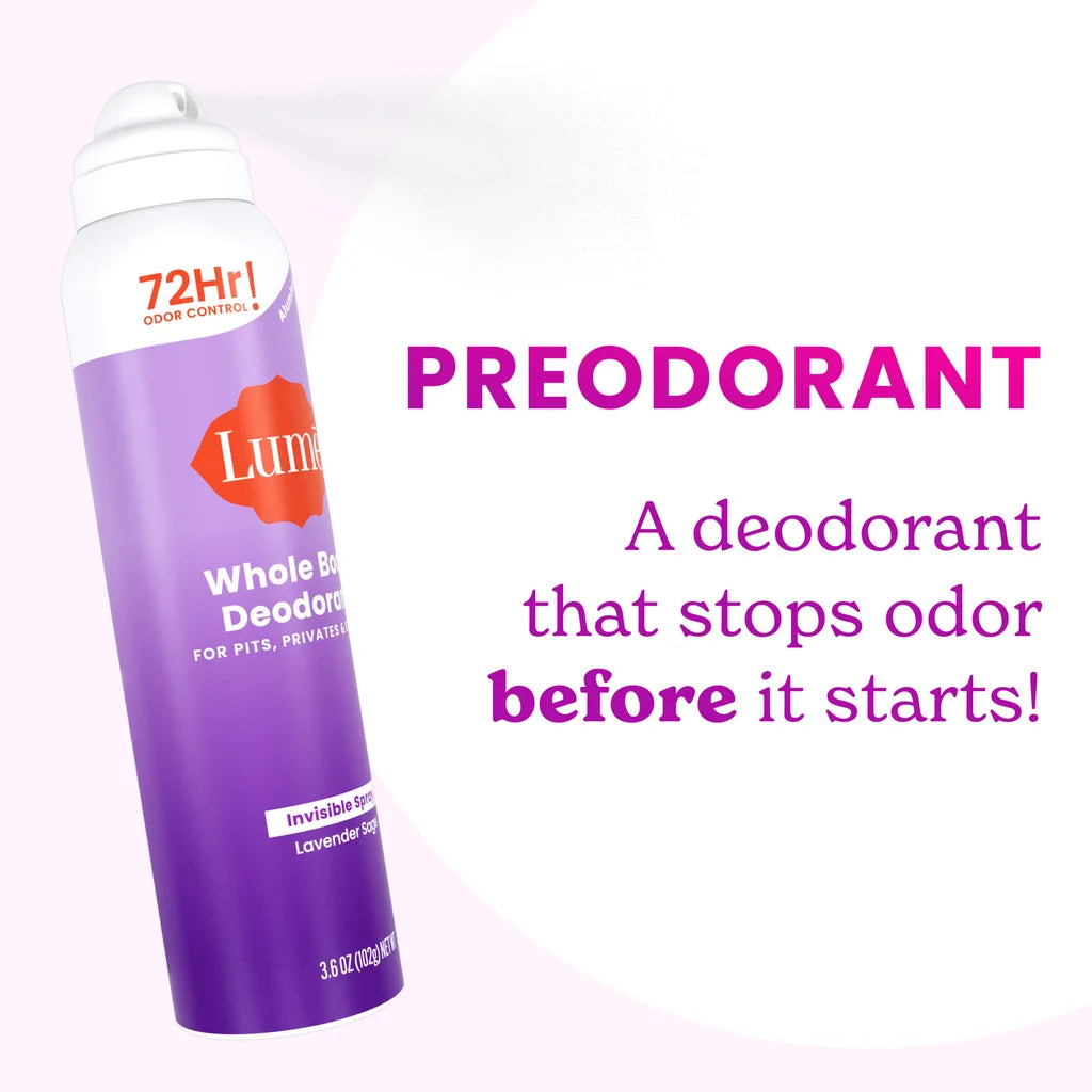 Lume Spray Deodorant Lavender Sage