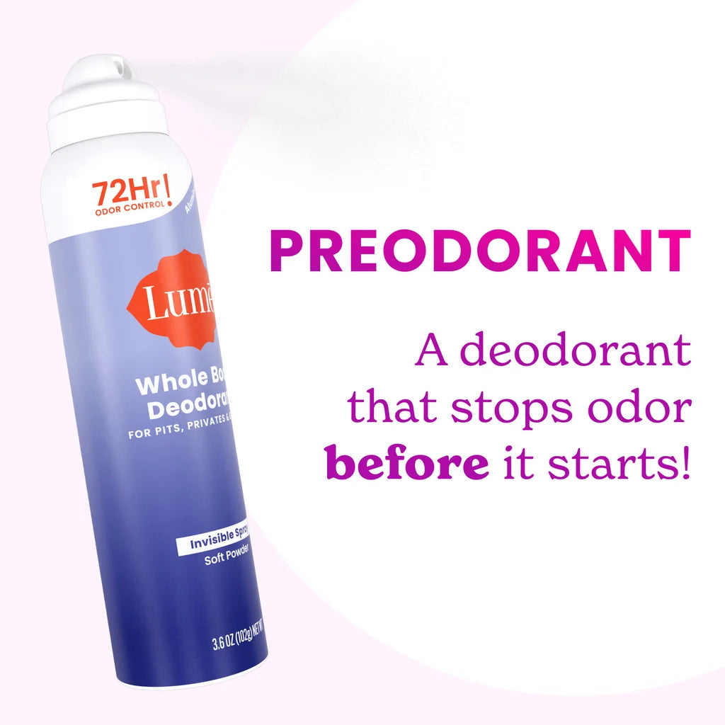 Lume Spray Deodorant Soft Powder