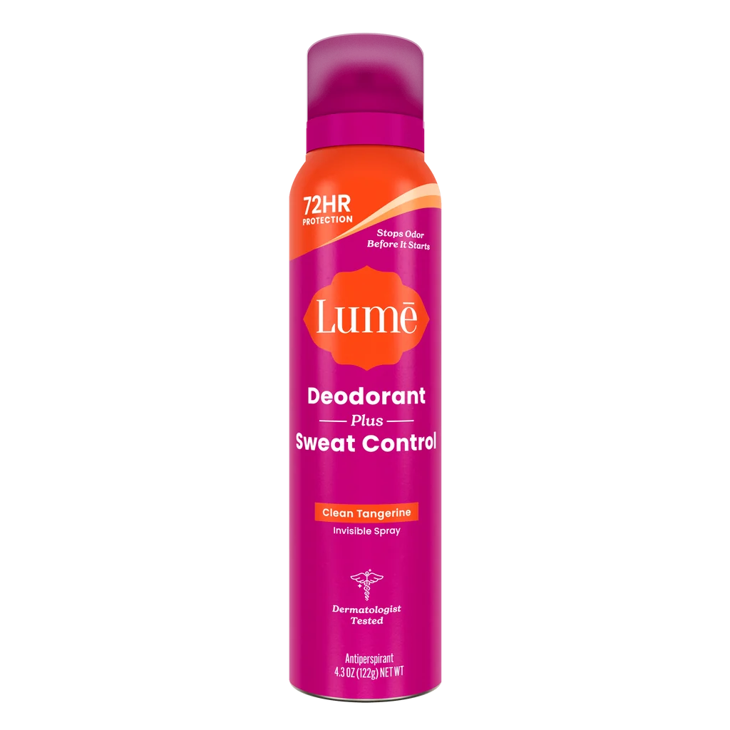 Lume Sweat Control Spray Deodorant Clean Tangerine