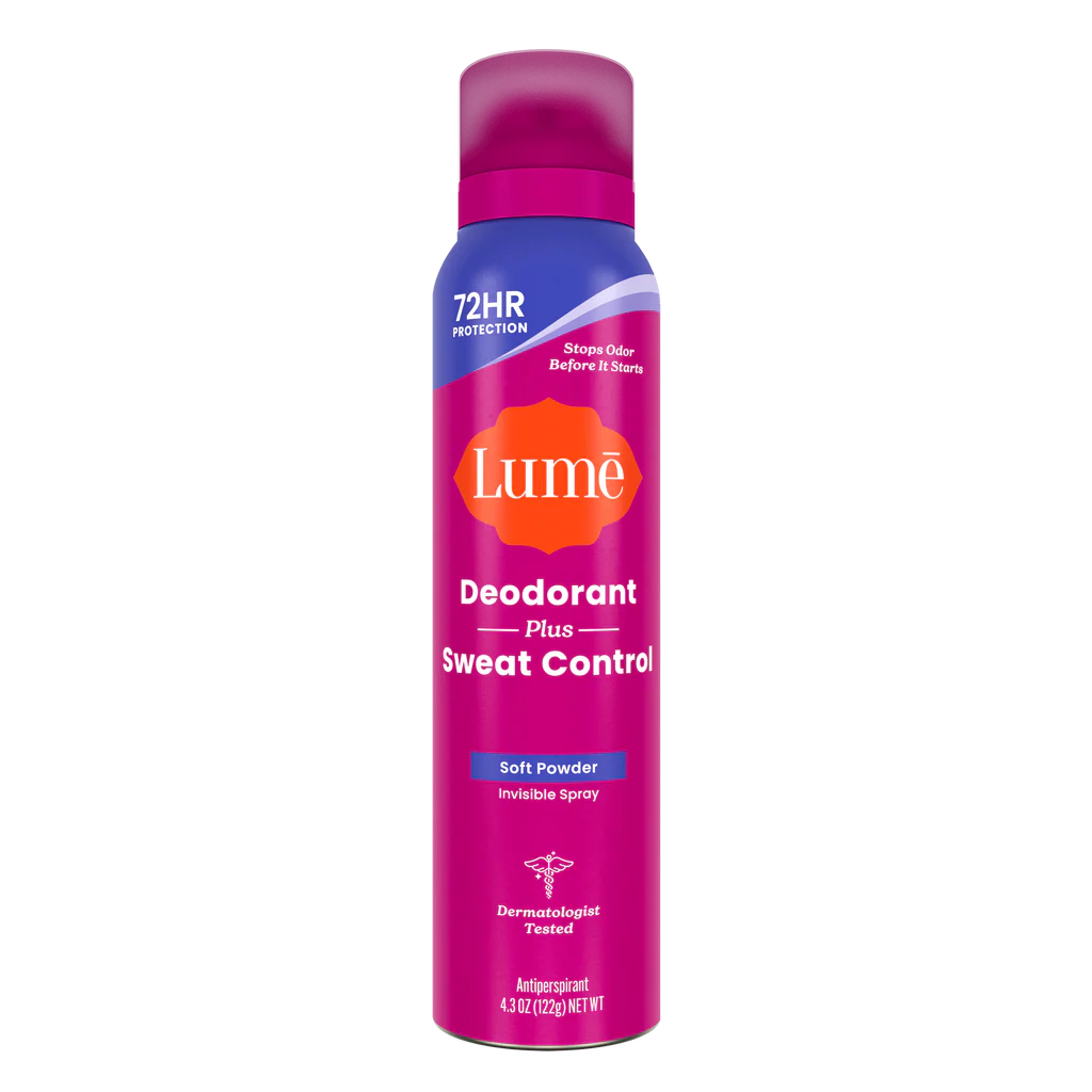 Lume Sweat Control Spray Deodorant Clean Tangerine