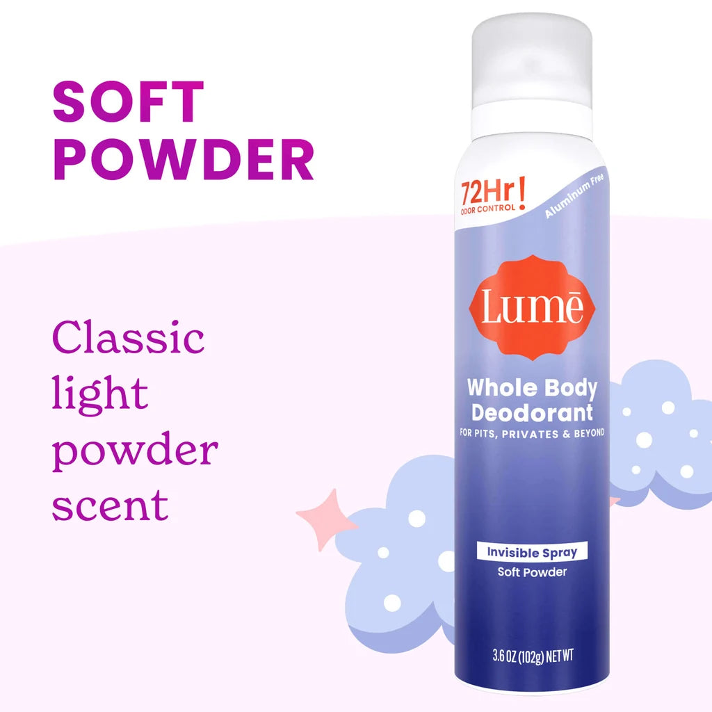 Lume Spray Deodorant Soft Powder