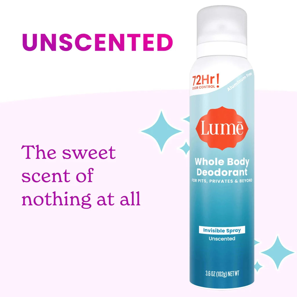 Lume Spray Deodorant Unscented