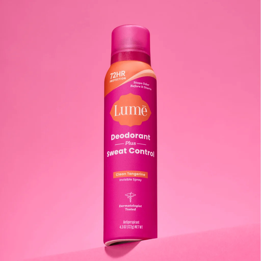 Lume Sweat Control Spray Deodorant Clean Tangerine