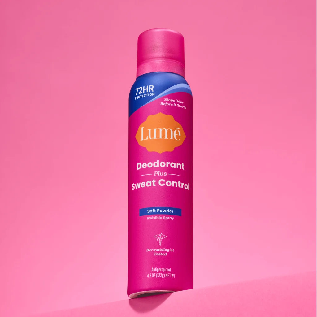 Lume Sweat Control Spray Deodorant Soft Powder